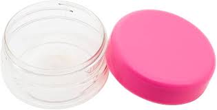 برطمان 50 جم  شفاف غطا بينك (J01)