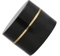 برطمان 50 جرام اسود خط دهبي